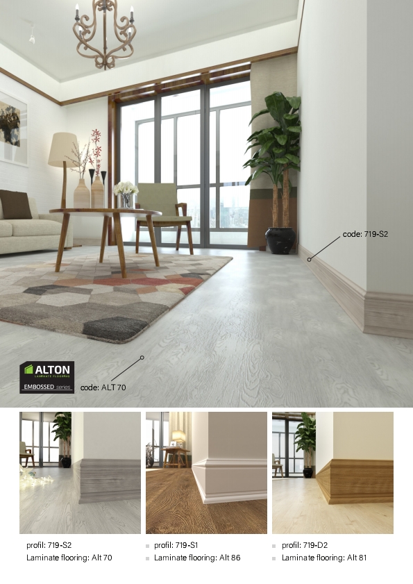 قرنیز ۹ سانت چوب پلاست آلتون